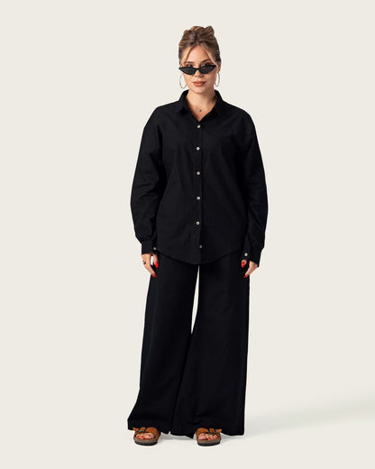 Luna Set (Long Sleeve Shirt + Trousers Set)