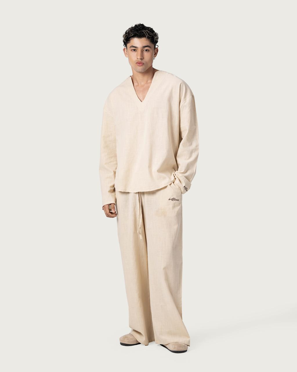 Shore Set (V-Neck + Trousers Set)