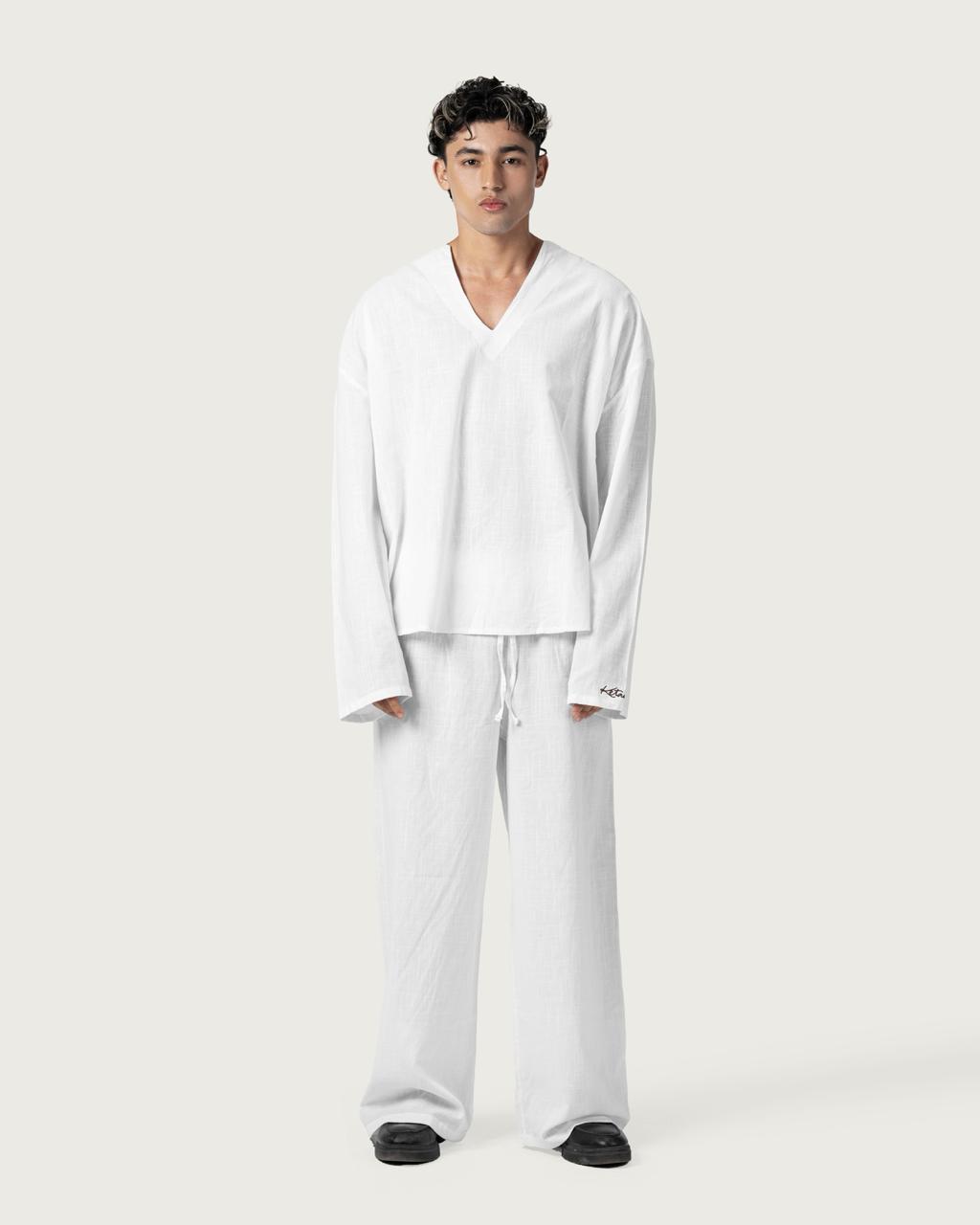 Shore Set (V-Neck + Trousers Set)