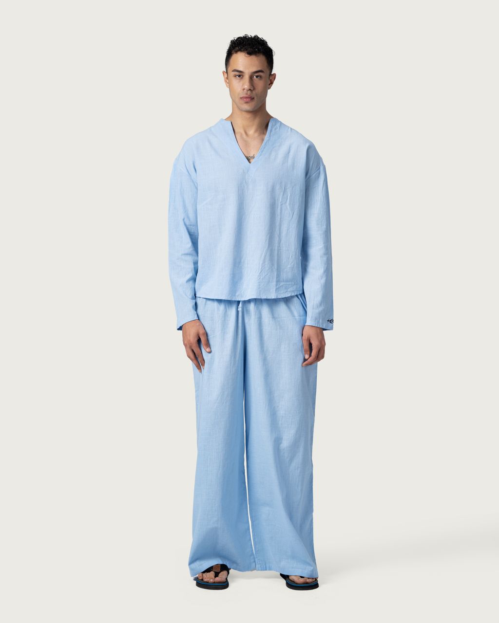 Shore Set (V-Neck + Trousers Set)