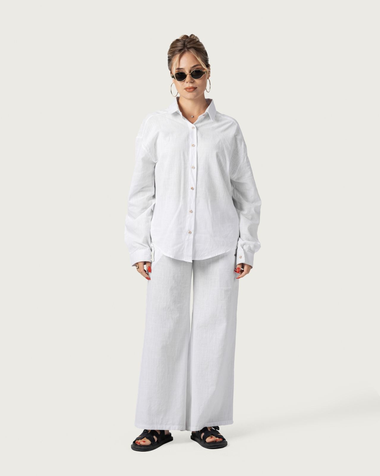 Luna Set (Long Sleeve Shirt + Trousers Set)