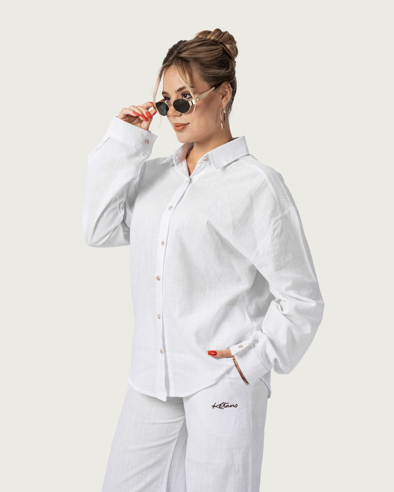 Luna Set (Long Sleeve Shirt + Trousers Set)