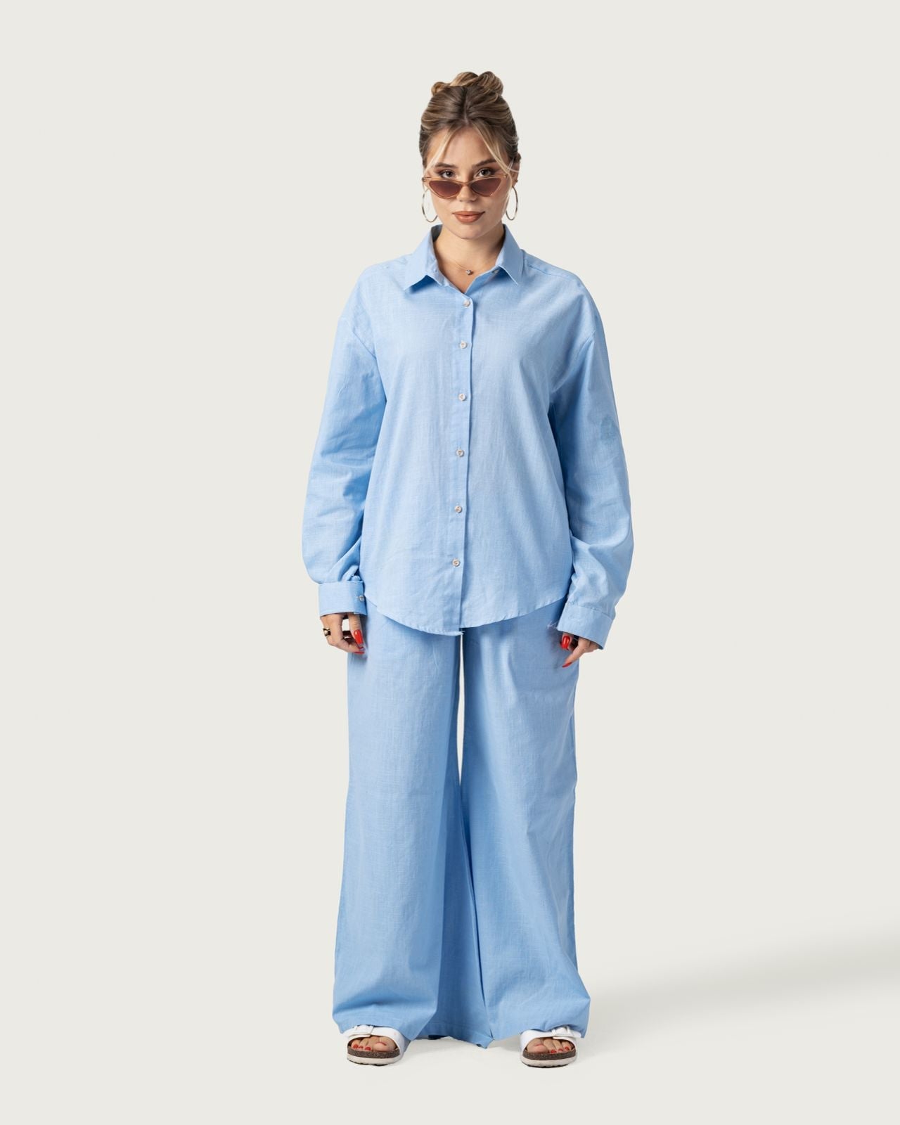 Luna Set (Long Sleeve Shirt + Trousers Set)