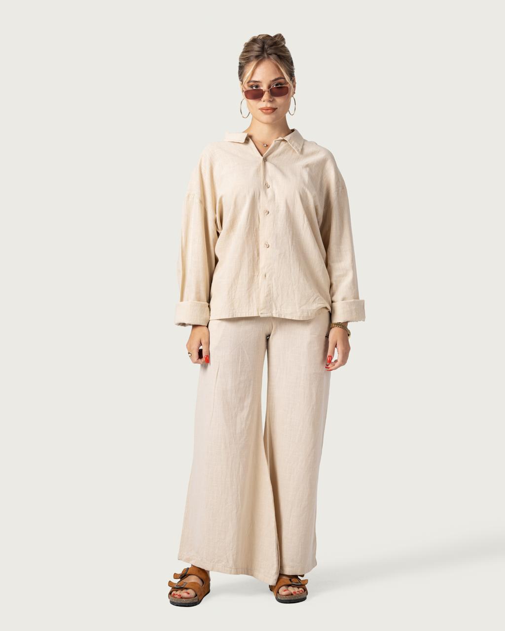 Luna Set (Long Sleeve Shirt + Trousers Set)