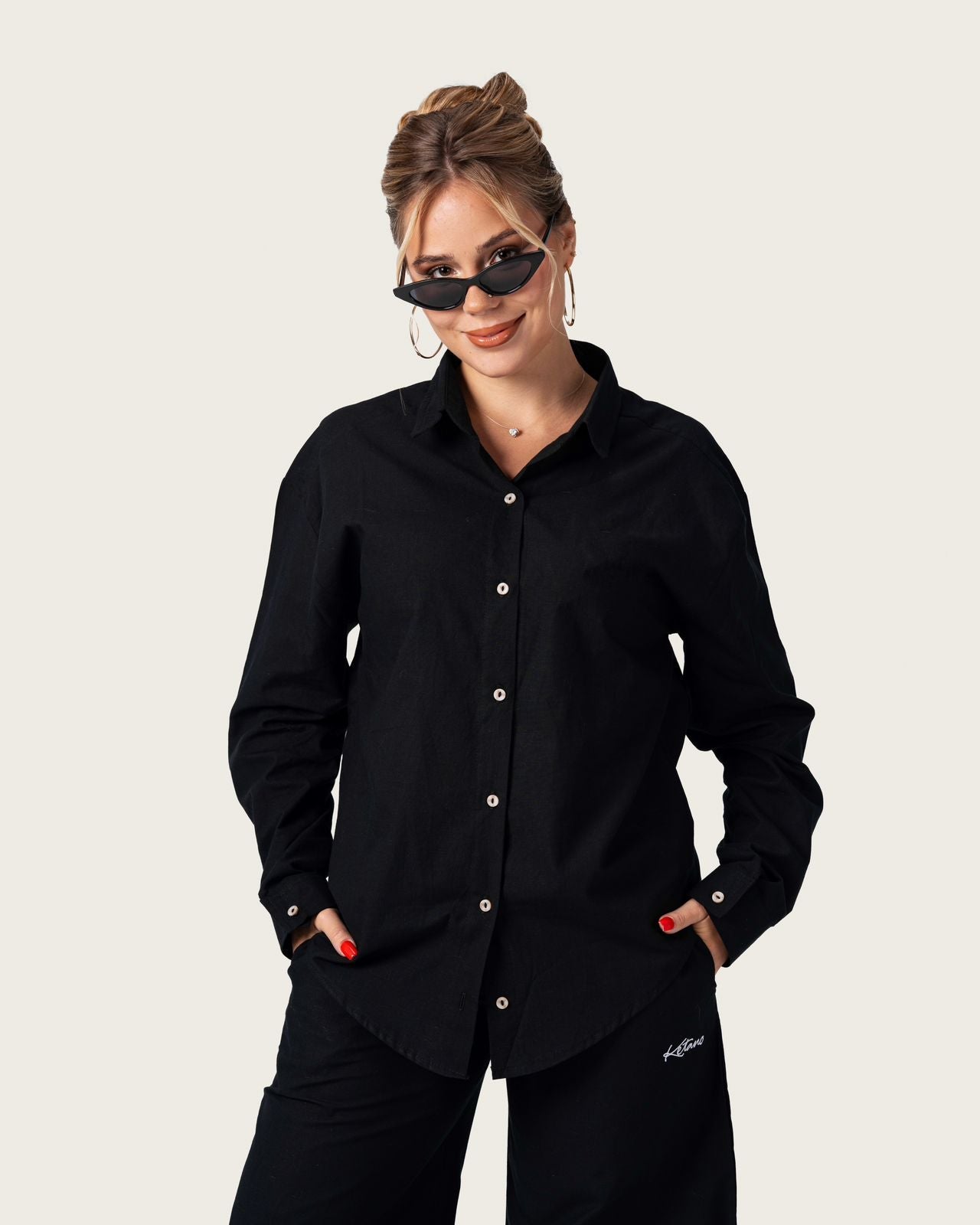 Luna Set (Long Sleeve Shirt + Trousers Set)